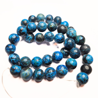 En sträng Variscit 10 mm (ca 38 pärlor)  (82025)