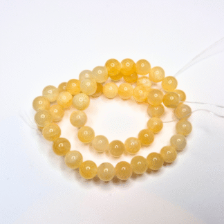 Topaz jade pärlor sträng 8 mm(ca 50 pärlor) (82180)