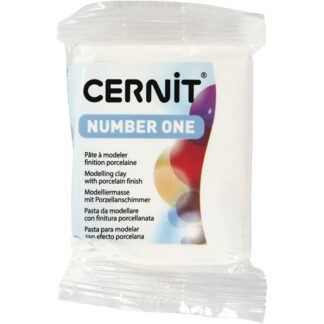 Cernit modelleringslera 56 g/ 1 förp., opaque white (027)