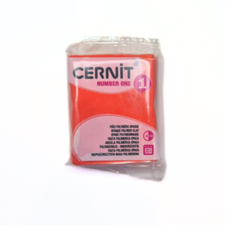 Cernit modelleringslera  56 g/ 1 förp., mörk orange (428)