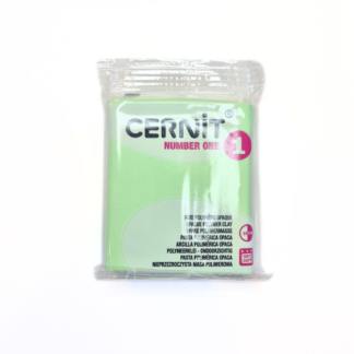Cernit modelleringslera  56 g/ 1 förp., ljusgrön (616)