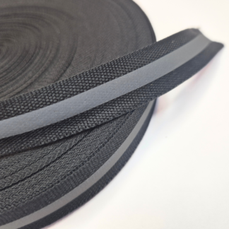 5 meter reflexband 15 mm brett  polyester (50252)