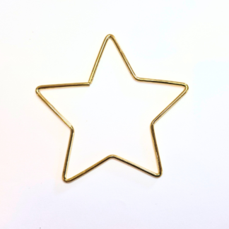 Metallstomme stjärna 10 cm, guldfärg (50253)