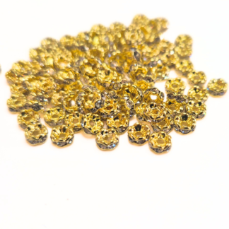 Strass-rondeller 4x2 mm 100 p   (91133)