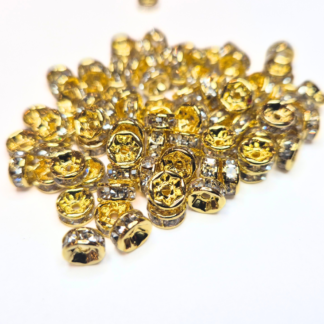 Strass-rondeller 6x3 mm 100 p , grad AAA  (91137)