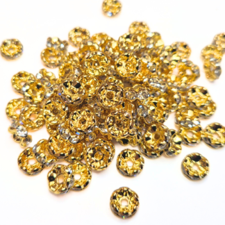 Strass-rondeller 7x3,2 mm 100 p (91138)