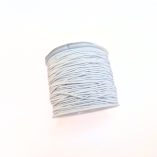 Vit elastisk nylontråd 0.8 mm  24 meter (91140)