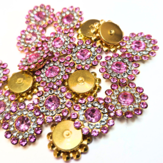 15 pack rhinestones-dekorer i akryl. Storlek 13,5x5mm (50256)