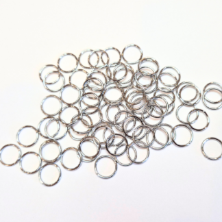 100 öppna ringar / motringar    Storlek 10 mmx1mm (91144)