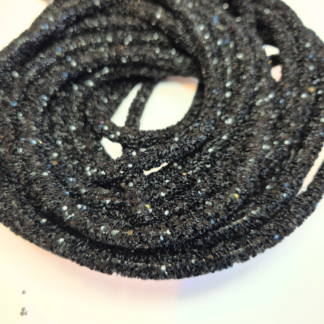4,5 m glitterklädd gummislang inuti 6 mm (91146)