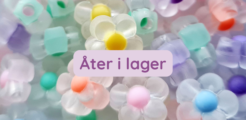 Pärlor och smyckestillbehör åter i lager efter branden.
